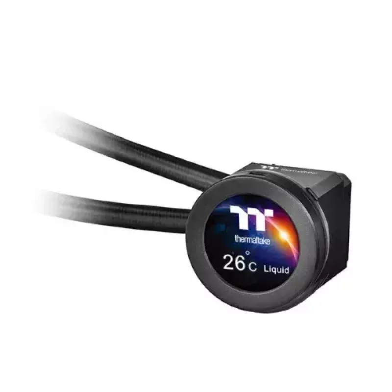 Uniwersalny chłodniczy cieczy Thermaltake CL-W322-PL12GM-B 12 cm czarny szary 2500 RPM 72,69 m³/h