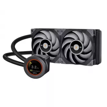 Uniwersalny chłodniczy cieczy Thermaltake CL-W322-PL12GM-B 12 cm czarny szary 2500 RPM 72,69 m³/h