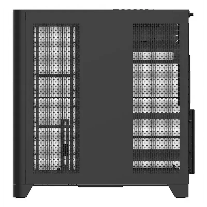 Obudowa PC Thermaltake View 390 Air Midi Tower — czarna, obsługuje zasilacze PS2, dyski HDD 3,5 cala, dyski SSD 2,5 cala, przednie wentylatory do 200 mm