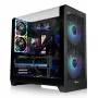 Obudowa PC Thermaltake View 390 Air Midi Tower — czarna, obsługuje zasilacze PS2, dyski HDD 3,5 cala, dyski SSD 2,5 cala, przednie wentylatory do 200 mm