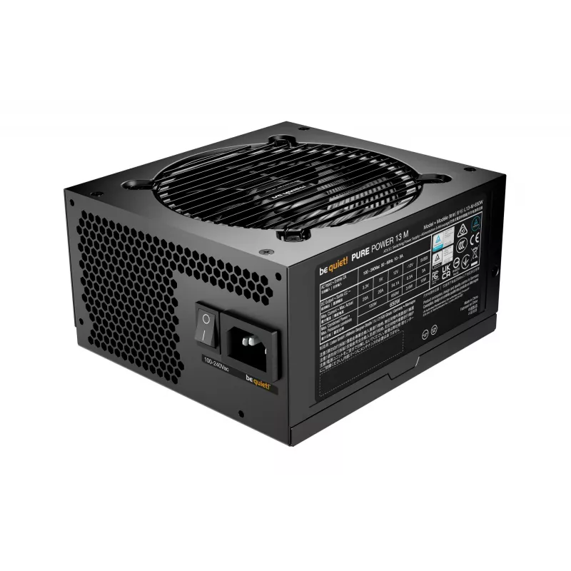 be quiet! Pure Power 13 M | Zasilacz 650W 20+4 pin ATX ATX Czarny