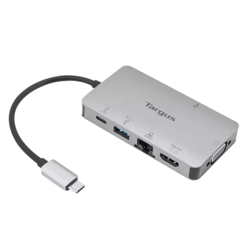 Stacja dokująca Targus DOCK419 przewodowa USB 3.2 Gen 1 Type-C szara