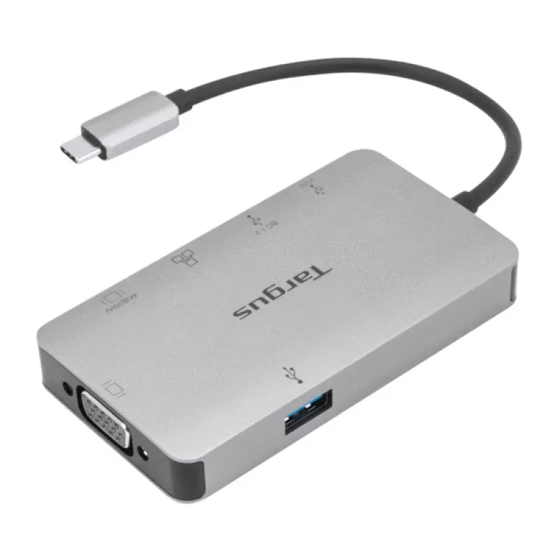 Stacja dokująca Targus DOCK419 przewodowa USB 3.2 Gen 1 Type-C szara