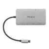 Stacja dokująca Targus DOCK419 przewodowa USB 3.2 Gen 1 Type-C szara
