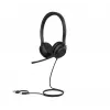 Zestaw słuchawkowy Yealink UH35 Dual UC USB-C/A, przewodowy, 20 - 20000 Hz, rozmowy/muzyka, 139,5 g, słuchawki, czarny