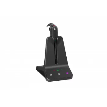 Yealink WH63 E2 Teams Headset, Bezprzewodowy, Rozmowy/Muzyka, 16 g, Słuchawki, Czarny