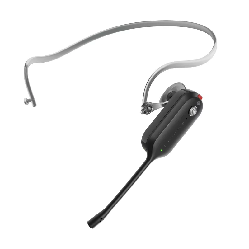 Yealink WH63 E2 Teams Headset, Bezprzewodowy, Rozmowy/Muzyka, 16 g, Słuchawki, Czarny