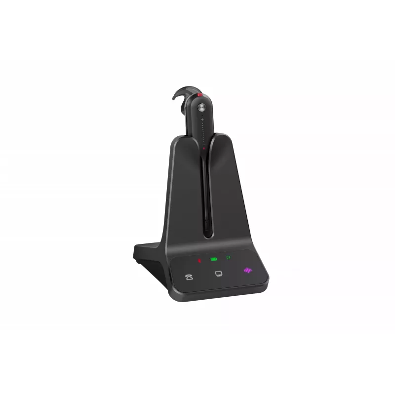 Yealink WH63 E2 UC Headset, Bezprzewodowy, Rozmowy/Muzyka, 16 g, Słuchawka, Czarny