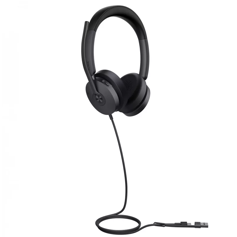 Yealink UH48 Dual Teams USB-C/A zestaw słuchawkowy, przewodowy, połączenia/muzyka, 20–20000 Hz, 169 g, zestaw słuchawkowy, czarny