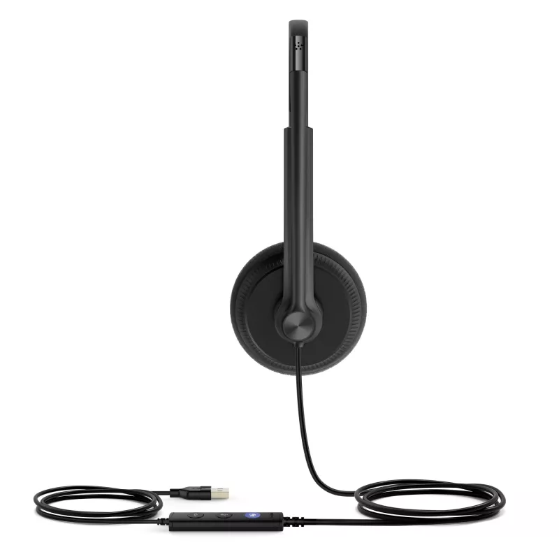 Yealink UH34 Lite Dual Teams Headset, przewodowy, 20 - 20000 Hz, biuro/centrum obsługi telefonicznej, 110 g, zestaw słuchawkowy, czarny