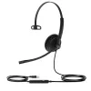 Yealink UH34 Lite Mono Teams Headset, przewodowy, 20–20000 Hz, biuro/centrum obsługi telefonicznej, 84 g, zestaw słuchawkowy, czarny
