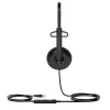 Yealink UH34 Lite Mono Teams Headset, przewodowy, 20–20000 Hz, biuro/centrum obsługi telefonicznej, 84 g, zestaw słuchawkowy, czarny