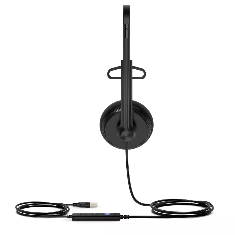 Yealink UH34 Lite Mono Teams Headset, przewodowy, 20–20000 Hz, biuro/centrum obsługi telefonicznej, 84 g, zestaw słuchawkowy, czarny