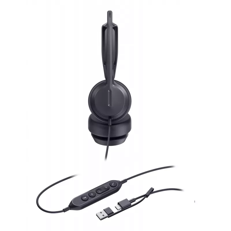 Yealink UH42 Dual UC USB-C/A Headset, przewodowy, połączenia/muzyka, 20 - 20000 Hz, 160 g, zestaw słuchawkowy, czarny