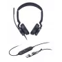 Yealink UH46 Dual Teams USB-C/A Headset, Wired, 20 - 20000 Hz, Office/Call center, 166 g, Headset, Czarny