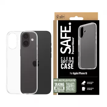 PanzerGlass SAFE. by ® etui TPU, przezroczyste, iPhone 16