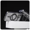 PanzerGlass CARE™ by ® etui transparentne z czarną podstawką i MagSafe iPhone 16