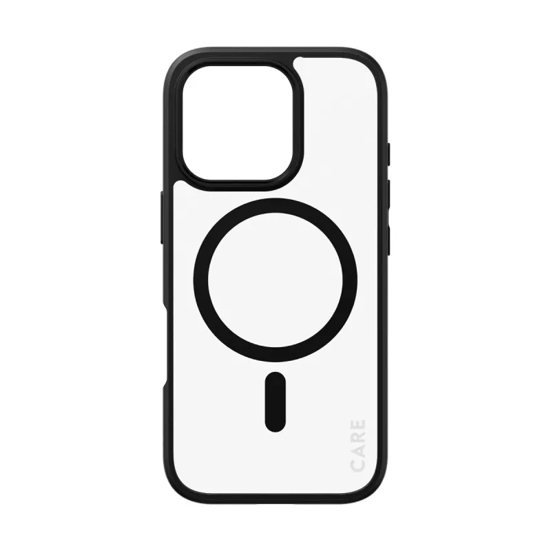 PanzerGlass CARE™ by ® Urban Combat Case Transparentny z Czarną Ramką i MagSafe do iPhone 16 Pro