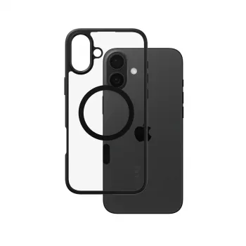 PanzerGlass CARE™ by ® Urban Combat Case Transparentny z czarną ramką i MagSafe do iPhone 16 Plus