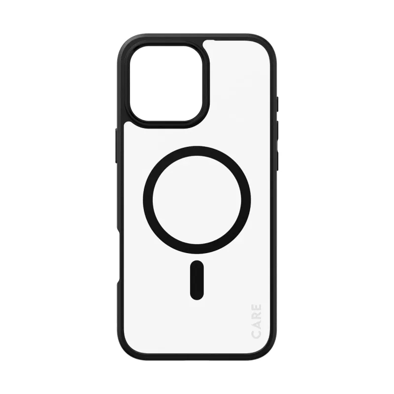 PanzerGlass CARE™ by ® Urban Combat Case Transparentny z czarną ramką i MagSafe do iPhone 16 Pro Max