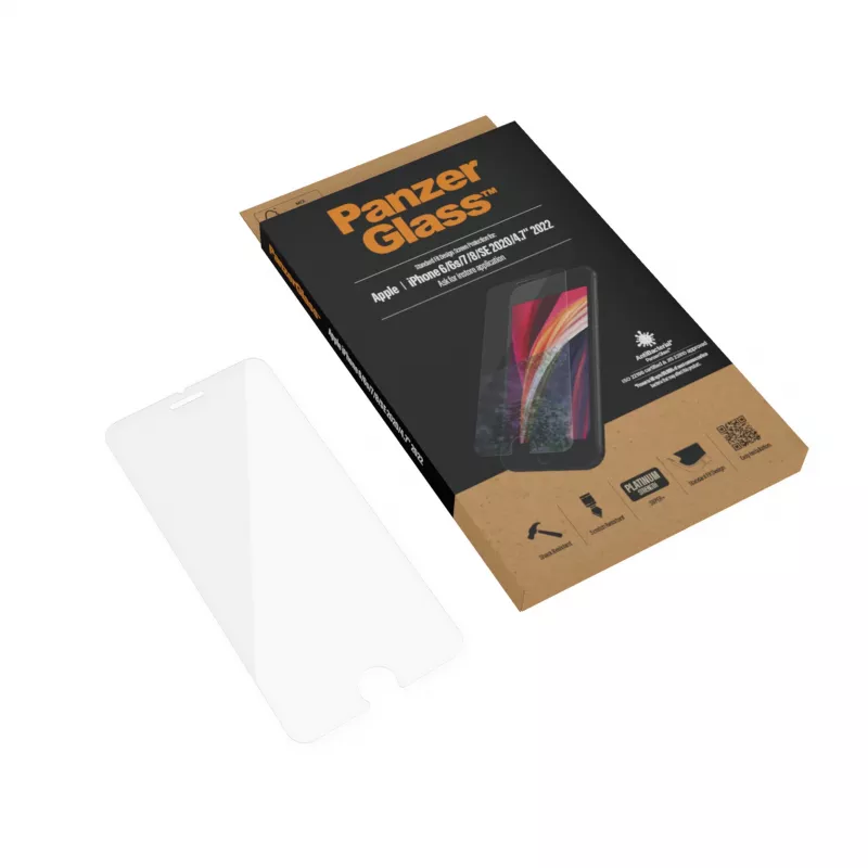 PanzerGlass ® Szkło ochronne iPhone 8 | 7 | 6s | 6 | SE (2020/2022) | Standard Fit