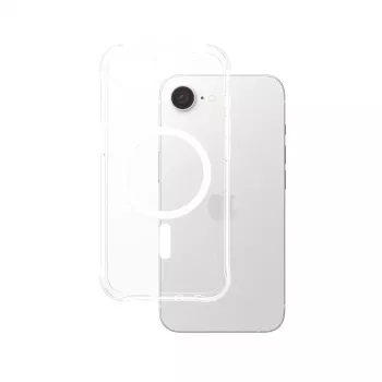 PanzerGlass CARE™ by ® Samba Case przezroczyste z białym Qi kompatybilne iPhone 17e | 16e