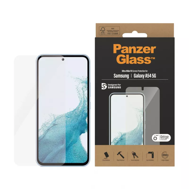 PanzerGlass ® Ochrona ekranu Samsung Galaxy A54 5G | Ultra-Wide Fit