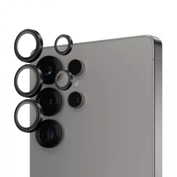 PanzerGlass ® Hoops® Osłona obiektywu aparatu Czarny Samsung Galaxy S25 Ultra