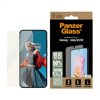 PanzerGlass ® All-in-One osłona ekranu Samsung Galaxy S25 | S24 | Ultra Wide Fit