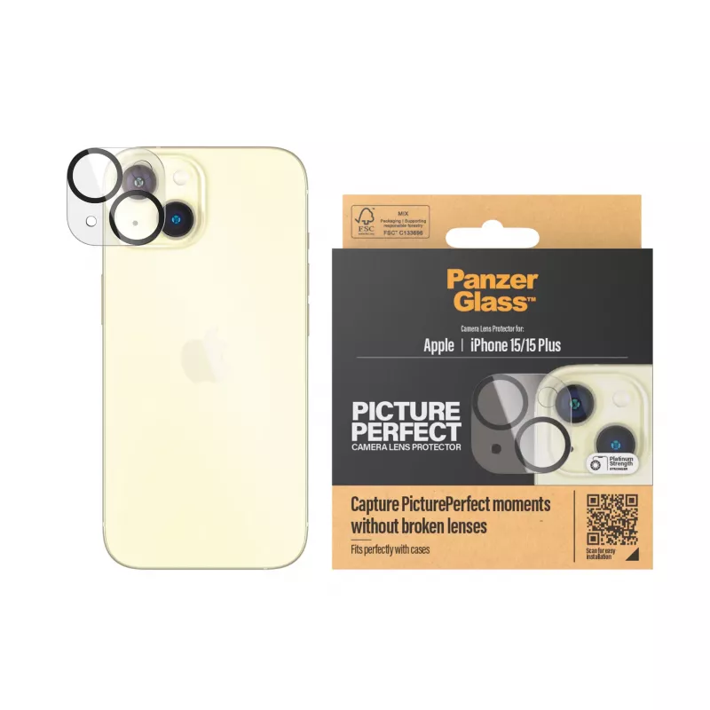 PanzerGlass ® PicturePerfect Camera Lens Protector iPhone 15 | 15 Plus