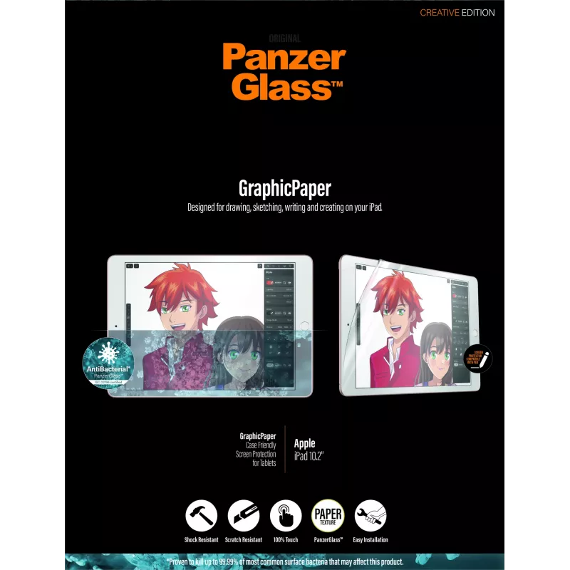 PanzerGlass ® GraphicPaper® Ochrona ekranu iPad 10.2″ (2019-2021)