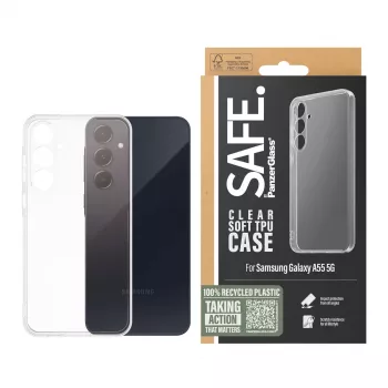 PanzerGlass SAFE. by ® etui TPU Samsung Galaxy A55 5G | Transparent