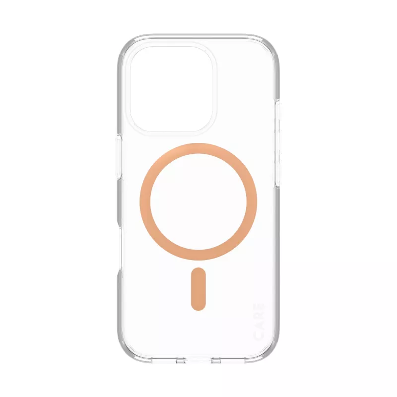 PanzerGlass CARE™ by ® Urban Combat Case Transparentny z Peachy MagSafe iPhone 16 Pro