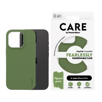 Cover PanzerGlass CARE by ® modne etui zielony w. MagSafe iPhone '24 6.3 inch Pro