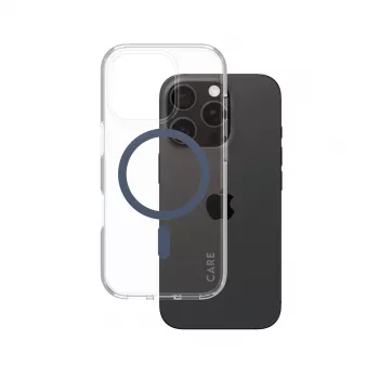 PanzerGlass CARE by Flagship etui Transparent Urban Combat niebieski MagSafe iPhone 16 Pro