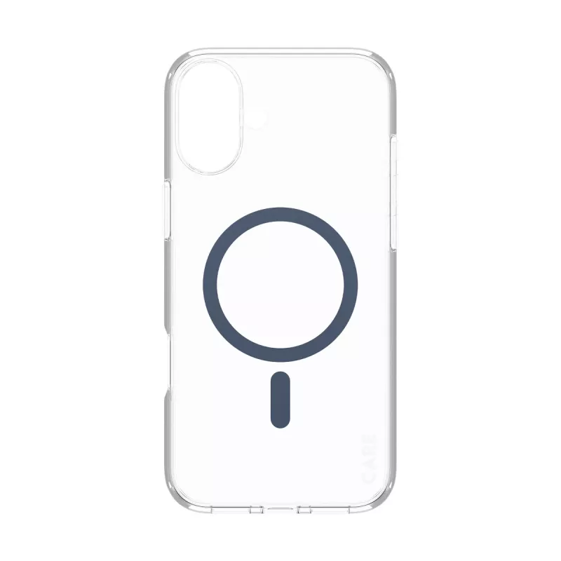 PanzerGlass CARE™ by ® Urban Combat Case przezroczysty z niebieskim MagSafe iPhone 16 Plus