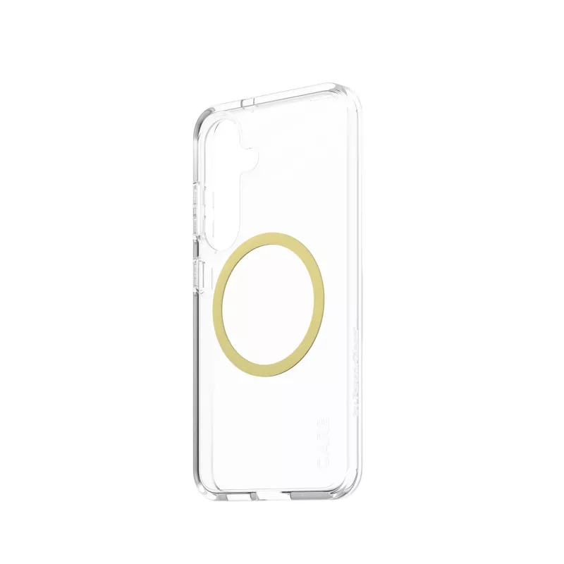 Etui PanzerGlass CARE™ by ® Urban Combat przezroczyste w. Chardonnay Qi Kompatybilny Samsung Galaxy S25