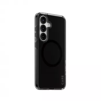 PanzerGlass CARE™ by ® Urban Combat Case Smokey w. Czarny Qi Kompatybilny Samsung Galaxy S25