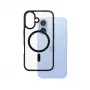 PanzerGlass ® HardCase przezroczysty z czarną ramką MagSafe do iPhone 16