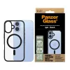 PanzerGlass ® HardCase przezroczysty z czarną ramką MagSafe do iPhone 16