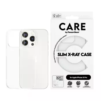 PanzerGlass CARE™ by ® X-Ray etui iPhone 15 Pro, Cover, Apple, Apple - iPhone 15 Pro, Transparent