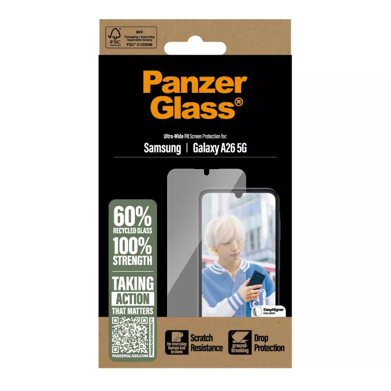 PanzerGlass ® Ochrona ekranu Samsung Galaxy A26 5G | Ultra-Wide Fit