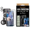 PanzerGlass® 4-w-1 Zestaw Ochronny iPhone 16 Plus, Apple, Apple - iPhone 16 Plus, Sucha aplikacja, Odporny na zarysowania, Odporny na wstrząsy, Transparentny, 1 szt.