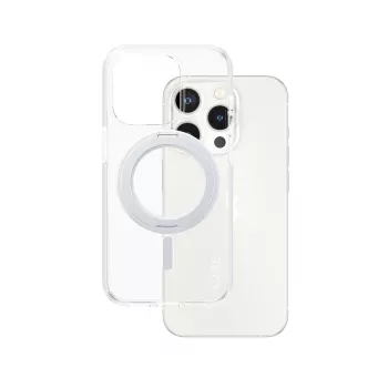 PanzerGlass CARE™ by ® Etui przezroczyste ze srebrną podstawką i MagSafe iPhone 15 Pro