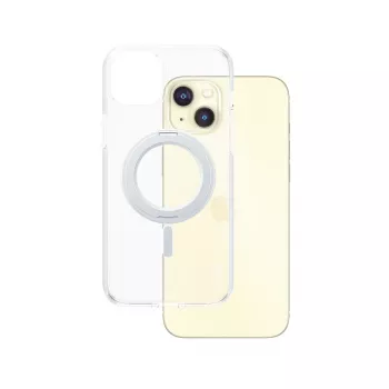 PanzerGlass CARE by ® Feature Case Transparent z. Srebrną Podpórką i MagSafe iPhone 15 Plus