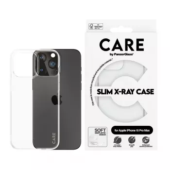 PanzerGlass CARE™ by ® X-Ray etui iPhone 15 Pro Max, Cover, Apple, Apple - iPhone 15 Pro Max, Transparent
