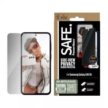 PanzerGlass SAFE. by ® Privacy Ochrona ekranu Samsung Galaxy A36 5G | Ultra-Wide Fit w. EasyAligner