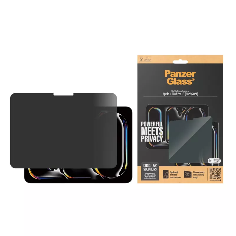PanzerGlass ® Osłona ekranu prywatności ® iPad Pro 11'' (2024-2025) | Ultra-Wide Fit