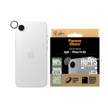 PanzerGlass ® Hoops® Osłona obiektywu aparatu Przezroczysta iPhone 17e | 16e