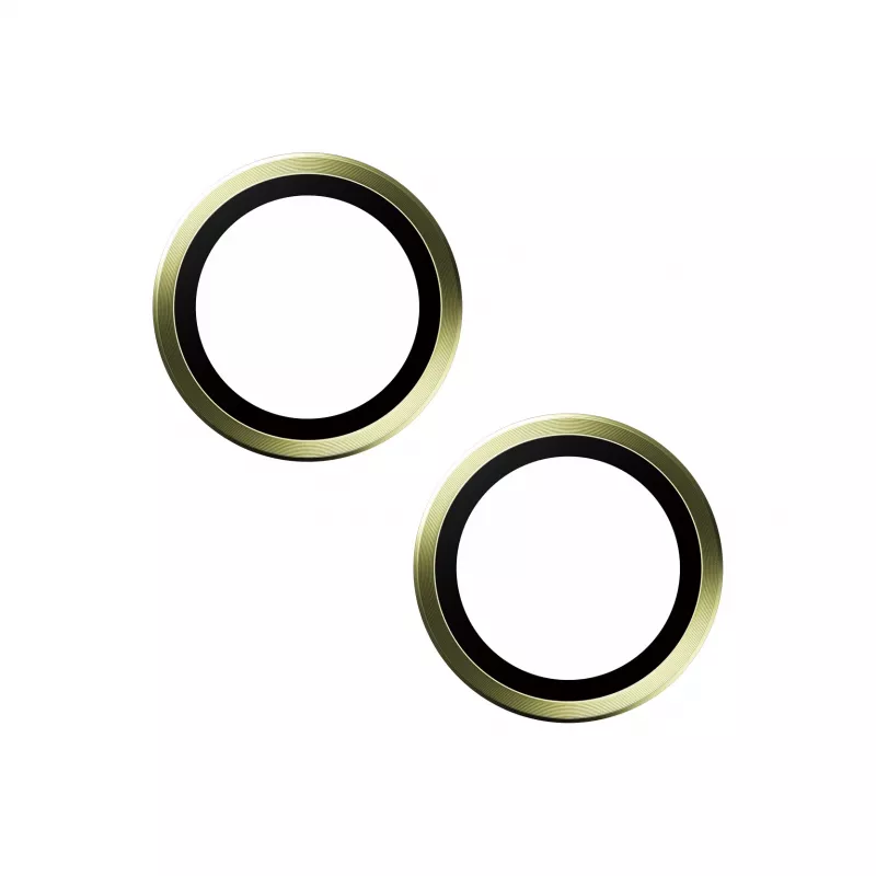 PanzerGlass ® Hoops® Osłona obiektywu aparatu żółty iPhone 15 | 15 Plus